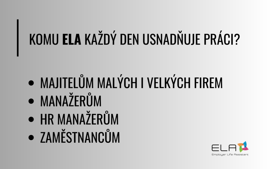 ELA sniží každodenní finanční ztráty a zajistí lepší výsledky!